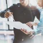 Executive reviews a driving record (MVR) check on a potential new hire.